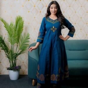 Elegant Cotton Two-Piece Set