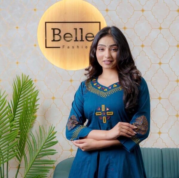 Elegant Cotton Two-Piece Set - Image 4