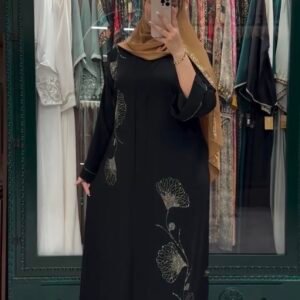 Luxurious Stone Work Abaya