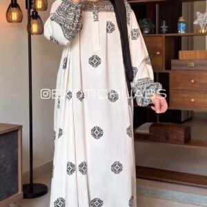 CHERI-EFFECT PRINTED MAXI DRESS HEDIYA BLACK