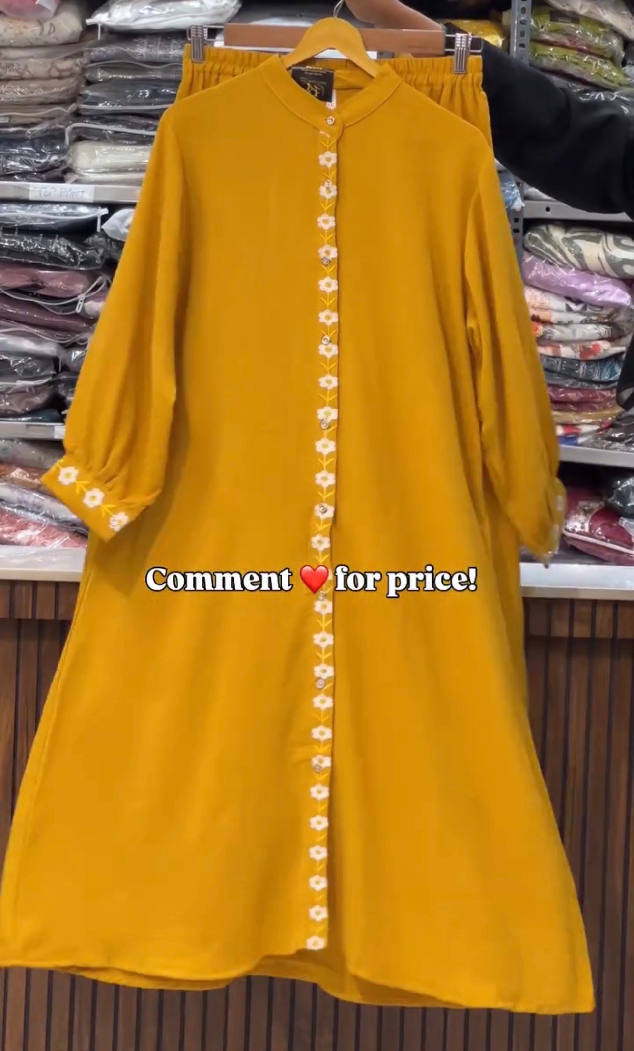 Long Sleeve Solid Long Shirt Trousers Suits - Image 4